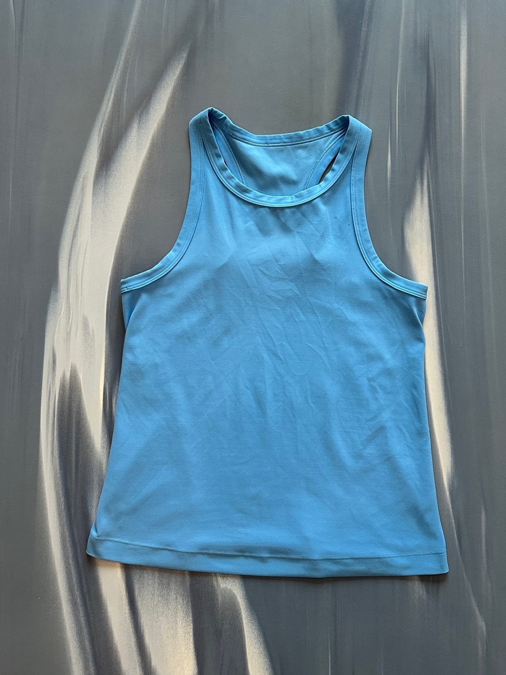 Lululemon Align Waist-Length Racerback Tank Top Size 4 Light Blue